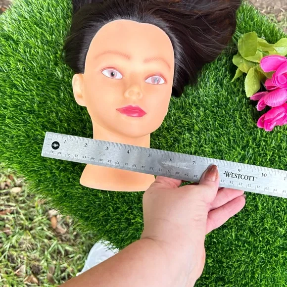 MANNEQUIN HEAD WIG PRACTICE HAIRSTYLE BEAUTICIAN HAIRDRESSER UPDO COSMETOLOGY - Picture 2 of 15